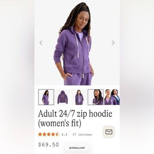 Bundle of 2 Primary 24/7 adult hoodie - minor flaws, please read!